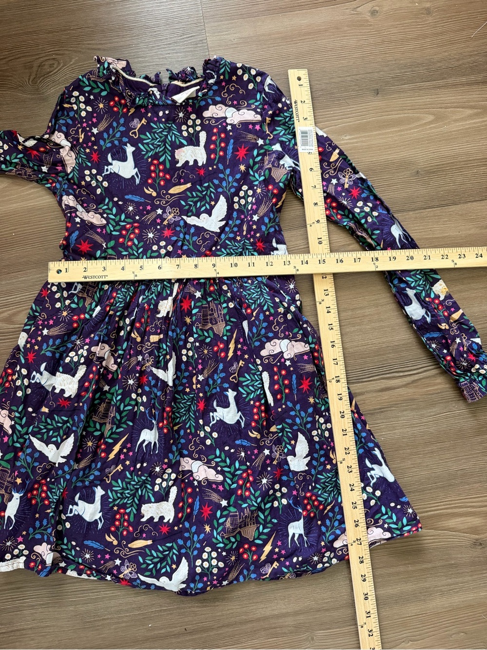 Mini Boden Yourh Harry Potter Long sleeve dress - Picture 3 of 4